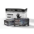 Pandora Nitrile Disposable Gloves, 10 mil Palm, Nitrile, Powder-Free, XL, 400 PK, Black HM2021832004-BK-XL